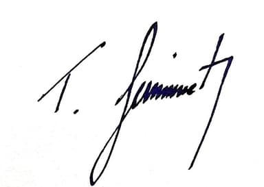 Unterschrift von Thomas Simmet