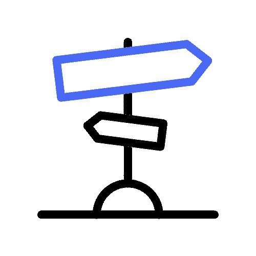Wegweiser Animation